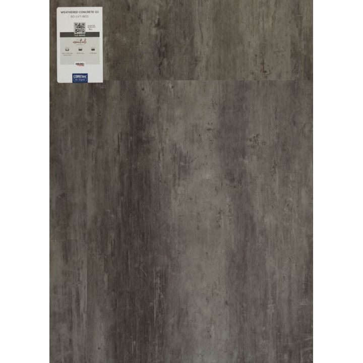 COREtec Weathered Concrete 03 | Sol PVC effet béton