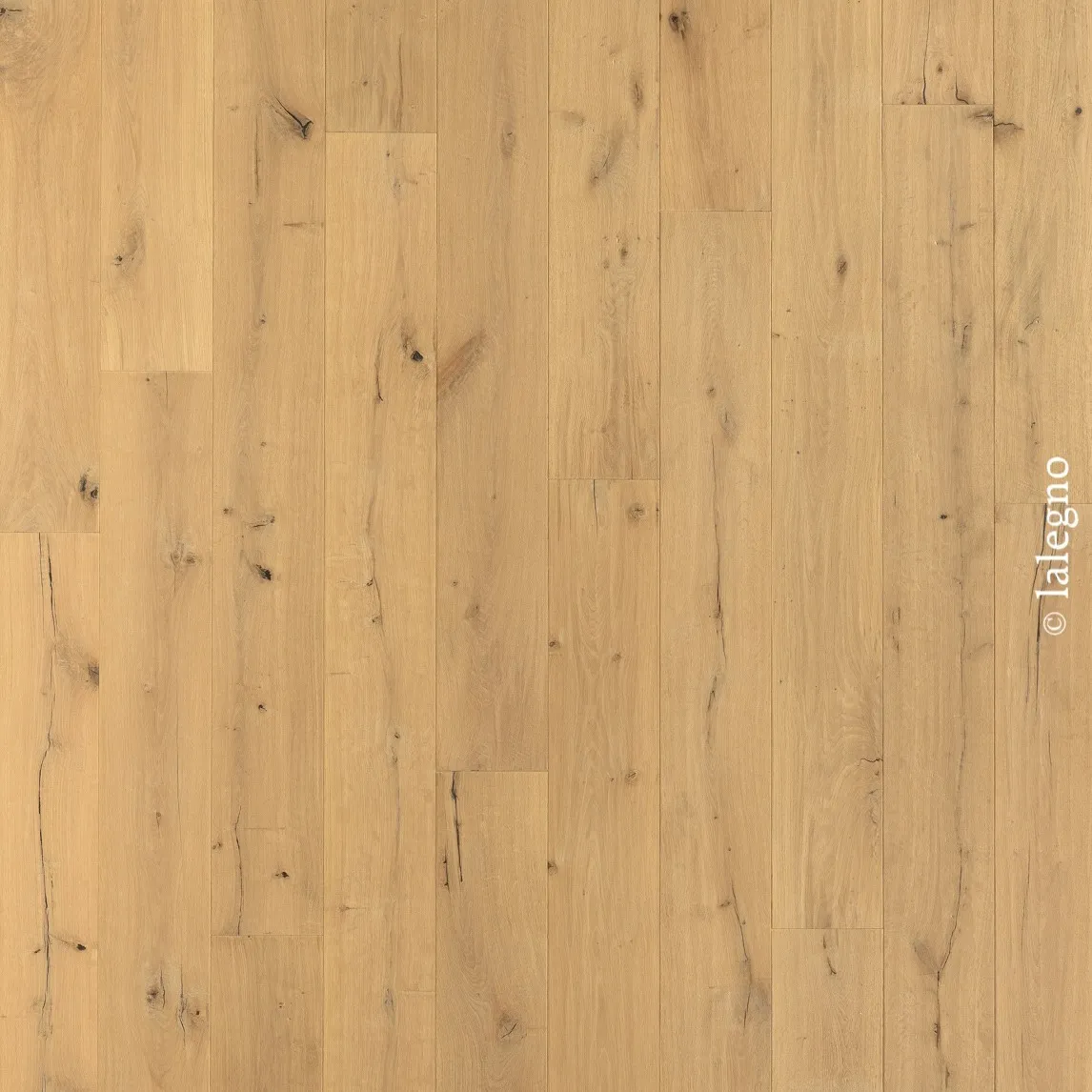 BRÉHAT-B brossé raboté à main huilé UV - Parquet Evasion 14mm Lalegno