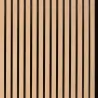 Panneau mural acoustique bois Tocca Legno Regular Naturel 21 mm