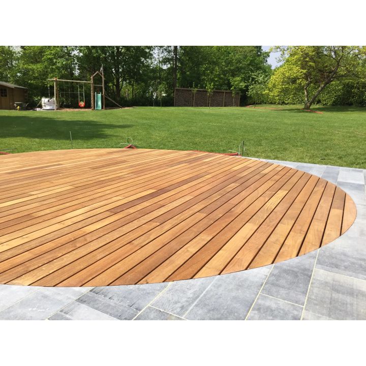 Padouk lames de terrasse Vetedy Softline - Fixations invisibles