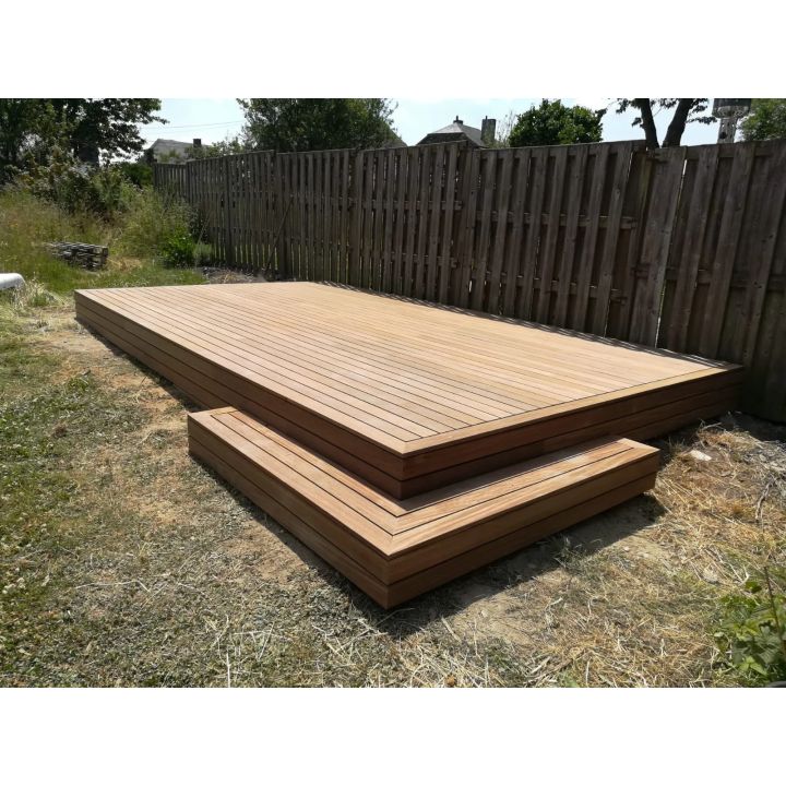 Padouk lames de terrasse Vetedy Softline - Fixations invisibles