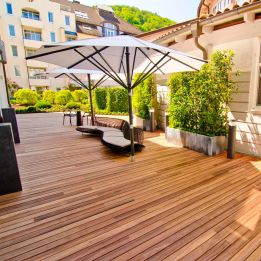 Padouk lames de terrasse Vetedy Softline - Fixations invisibles