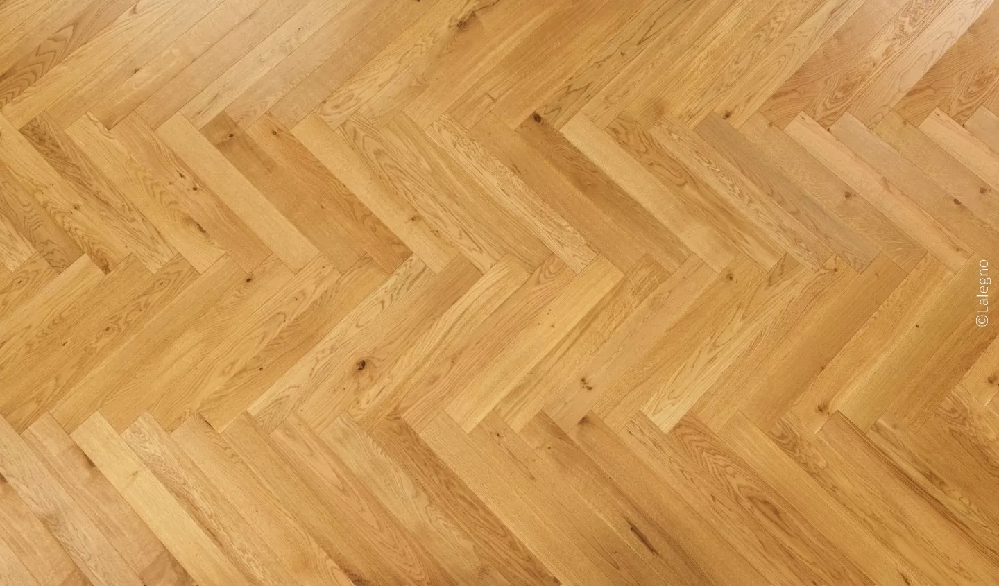 Parquet bâton rompu chêne Classic A marron fumé Lalegno V16495
