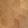 Parquet contrecollé chêne Losange 3D verni | Sol premium