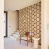 Panneau mural acoustique hexagonal bois Tocca Legno Hexa Natural