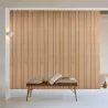 Panneau mural acoustique Tocca Legno Relief Invisible 21 mm