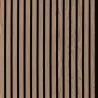 Panneau mural acoustique bois Tocca Legno Regular Walnut 21 mm