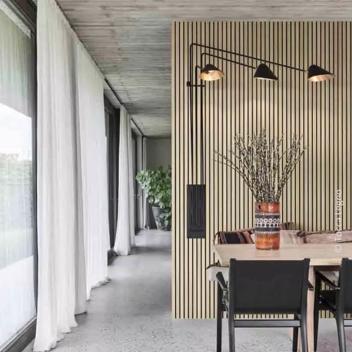 Panneau mural acoustique bois Tocca Legno Regular Invisible 21 mm