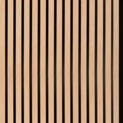 Panneau mural acoustique bois Tocca Legno Regular Naturel 21 mm