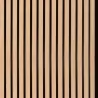Panneau mural acoustique bois Tocca Legno Regular Naturel 21 mm