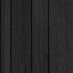 Panneau mural acoustique Tocca Legno Relief Nero 21 mm
