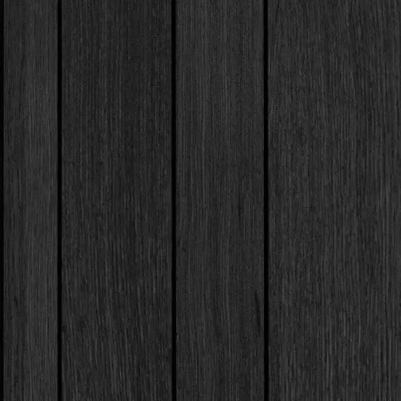 Panneau mural acoustique Tocca Legno Relief Nero 21 mm