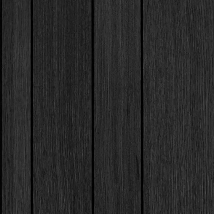 Panneau mural acoustique Tocca Legno Relief Nero 21 mm