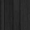 Panneau mural acoustique Tocca Legno Relief Nero 21 mm
