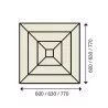 Parquet Croix de Saint-André Design Parquet