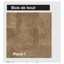 Parquet Bois de bout Design Parquet
