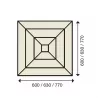 Parquet Croix de Saint-André Design Parquet