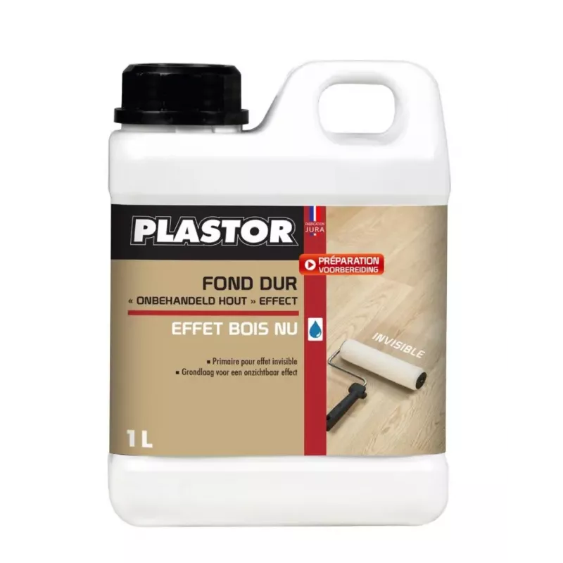Plastor Effet Bois Nu Fond Dur | Sous-couche mate