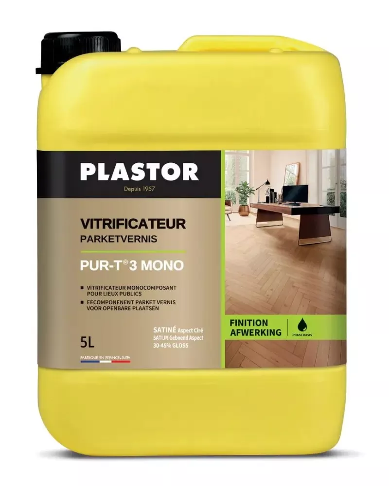 Plastor PUR-T3 MONO | Vitrificateur parquet
