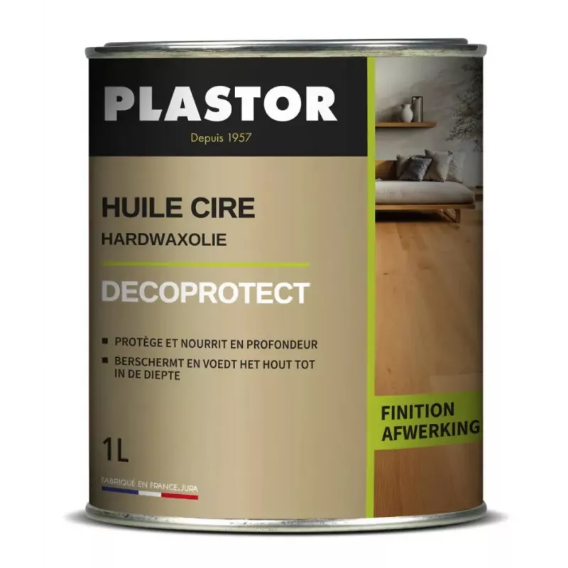 Plastor Huile-Cire Déco Protect | Huile parquet teintée