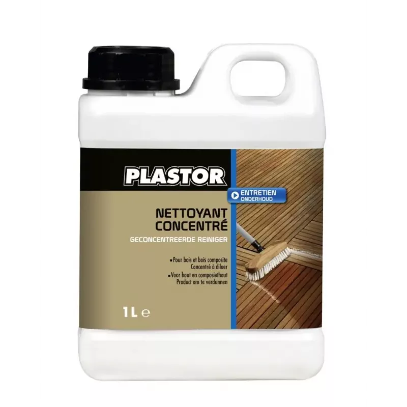 Plastor Nettoyant Concentré Terrasses | Bois et composites