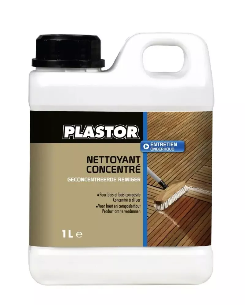 Plastor Nettoyant Concentré Terrasses | Bois et composites
