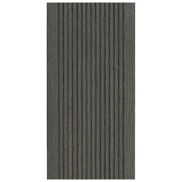 Fiberdeck Manhattan Dark Grey – face rainurée