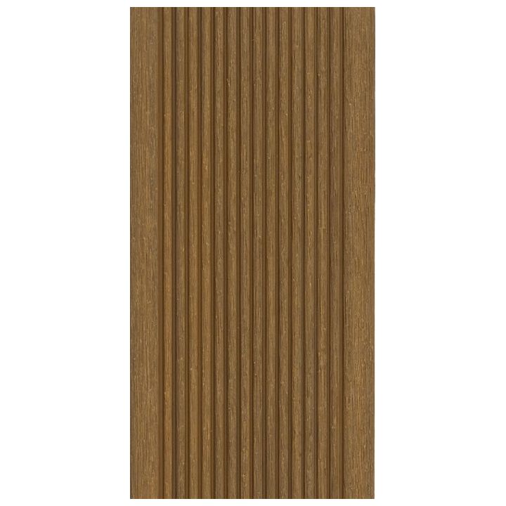 Fiberdeck Manhattan Teak – face rainurée